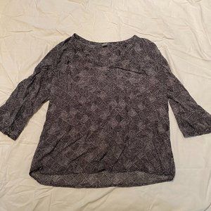 Old Navy Dotted Long Sleeve Blouse